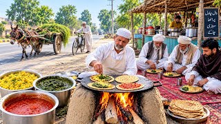 🇵🇰 20¢ Giant Aloo Paratha | PURE DESI PUNJABI CULTURE | Pakistan Street Food 🇺🇸