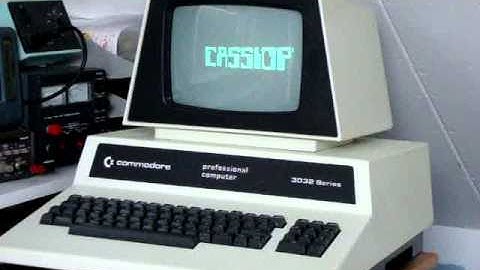 Cassiopei demo 01 - PETSCII video playback on CBM3032