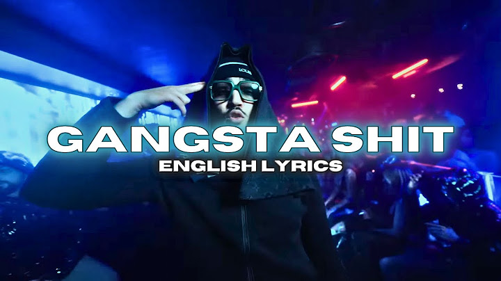Paky & Simba La Rue - GANGSTA SHIT English translation (english lyrics)