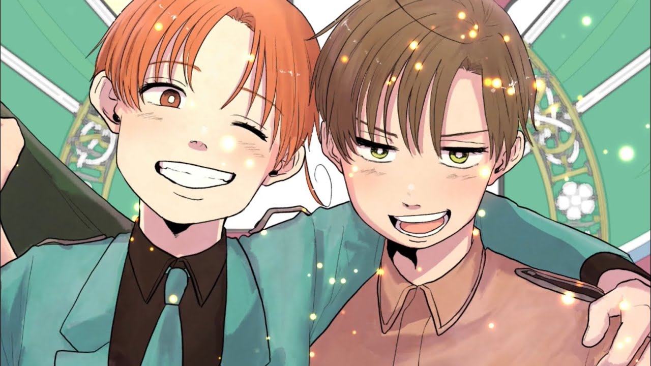 【手描きAPヘタリア】くるん男子(＋♂)【伊誕2022】