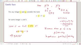 DM-LA/2025 - 15-1-1: The extended Euclidean algorithm