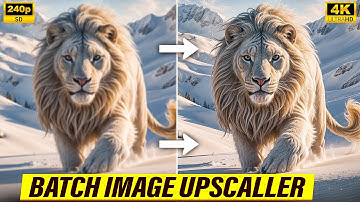 How to Upscale Images in Batch + Remove Watermarks with 1 Click (2025 Tutorial)