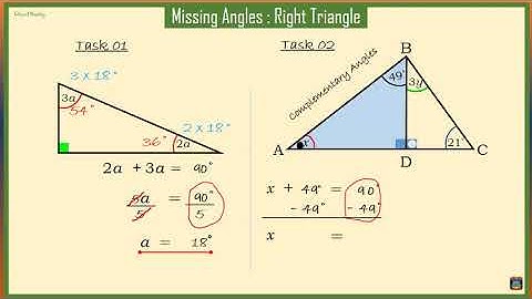 How to find two missing angles of a triangle