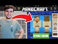 İLK MİNECRAFT SKİNİMLE OYNUYORUM 😱