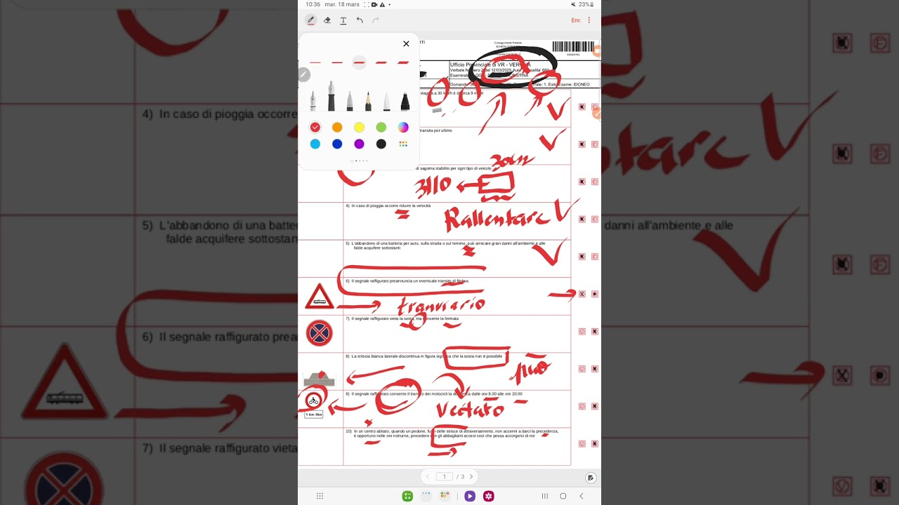 Scheda del esame 🚘كفاش تنجحي ب 💪Error 0💪 واخا لغة الايطالية💪 عندك ضعيفة