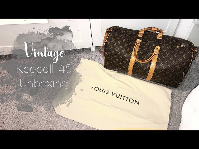 louis vuitton duffle bag unboxing 