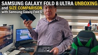 Samsung Galaxy Fold 8 Ultra Unboxing and Size comparison with Samsung Galaxy Fold 6