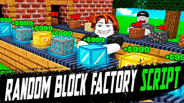 Random Block Factory script – (INF Diamonds, AutoOpen Eggs)