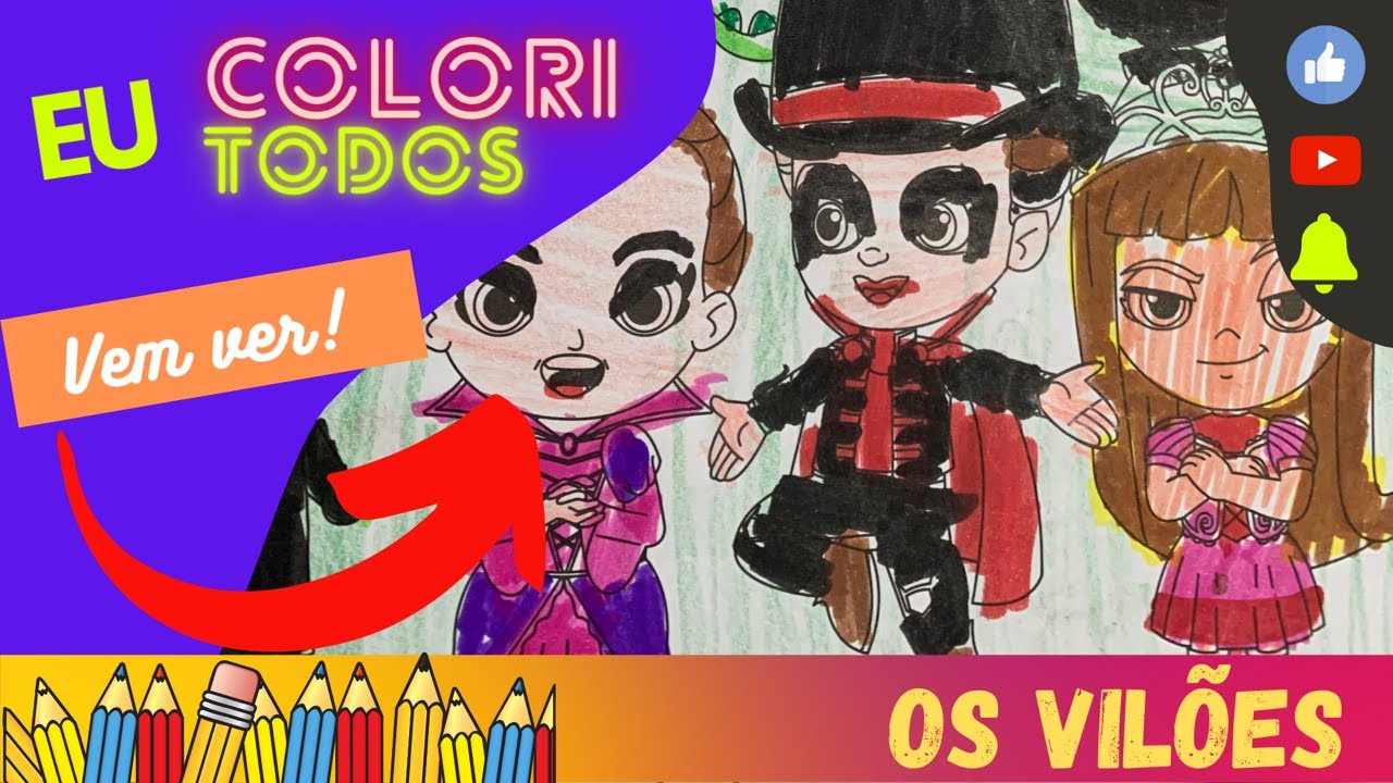 Colorindo desenho do Luccas neto, Aventureiros, Desenho de Pintar