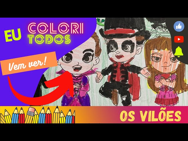 Colorindo LUCCAS NETO os aventureiros desenho de pintar Desenho