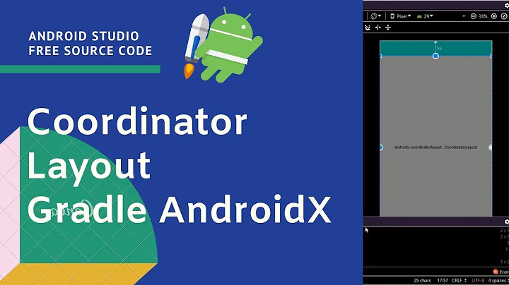 [SOLVED] Coordinator Layout Error Gradle AndroidX - Android Studio #6