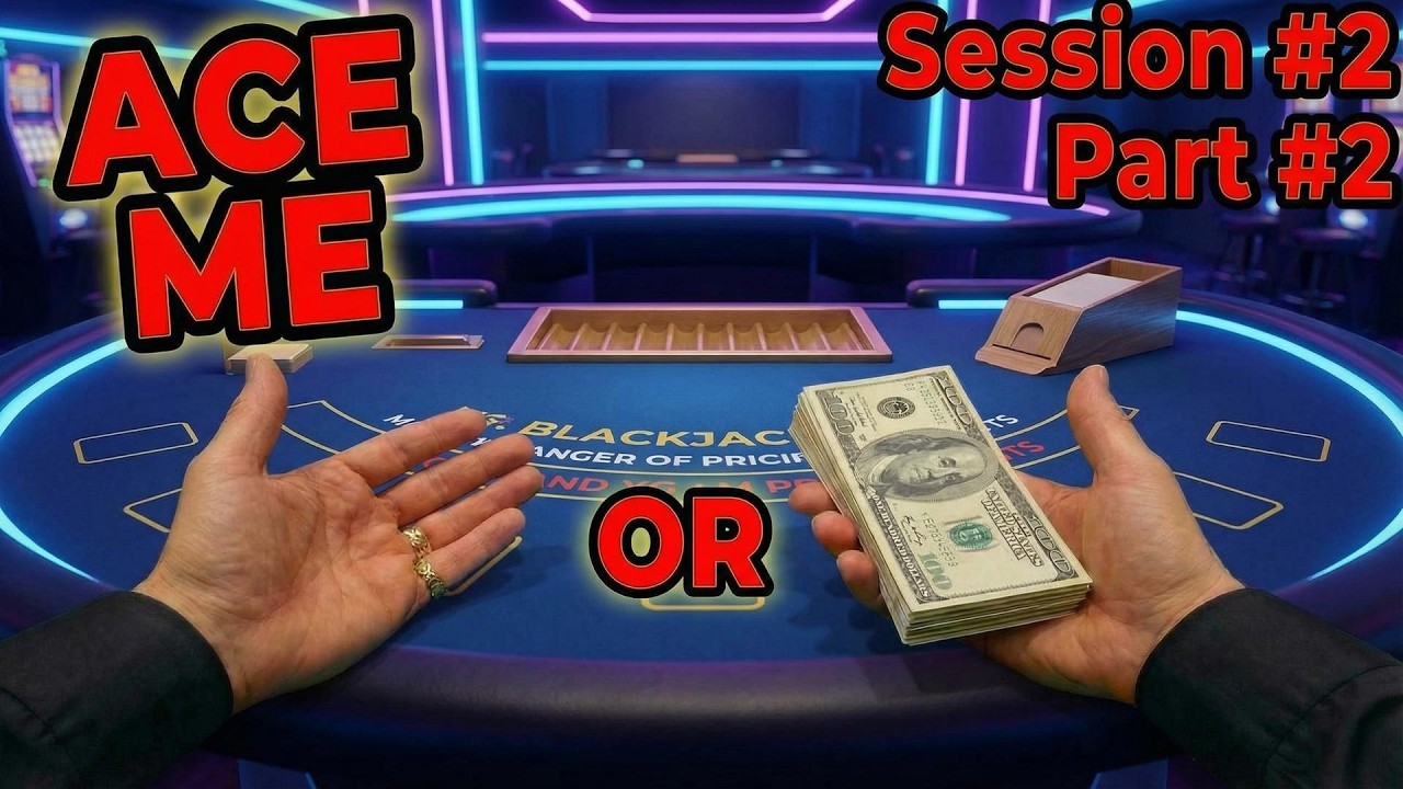 Session 2, Part 2 - $2,500 Buy-In live blackjack