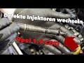 Defekte Injektoren austauschen am Opel 1.9 CDTI Motor (Z19DTH) // Learning by viewing