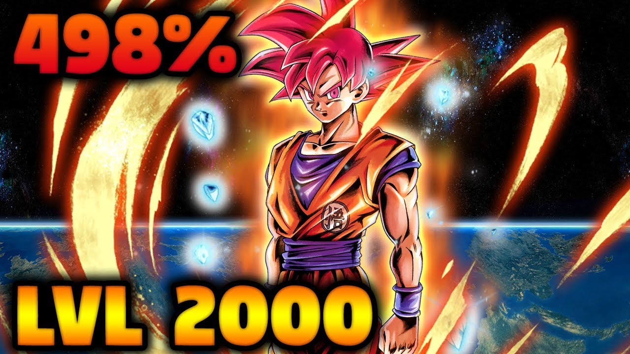 498% LVL 2000 SUPER SAIYAN GOD GOKU SHOWCASE | Dragon Ball ...