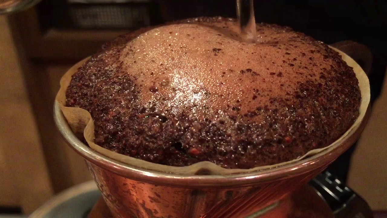 Japanese Pour Over Coffee Method 02 Mocha (No music) YouTube