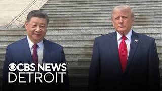 President Trump meets with China's President Xi Jinping