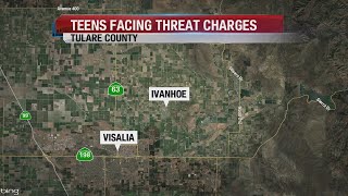 Two teenage boys threaten a 'Columbine style' shooting at a Visalia school, deputies say