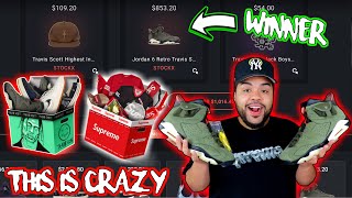 I WON Travis Jordan 6’s Unboxing Online Hypebeast Mystery Boxes On LOOTIE