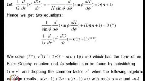 Mod-01 Lec-26 Series Solutions for Elliptic PDE