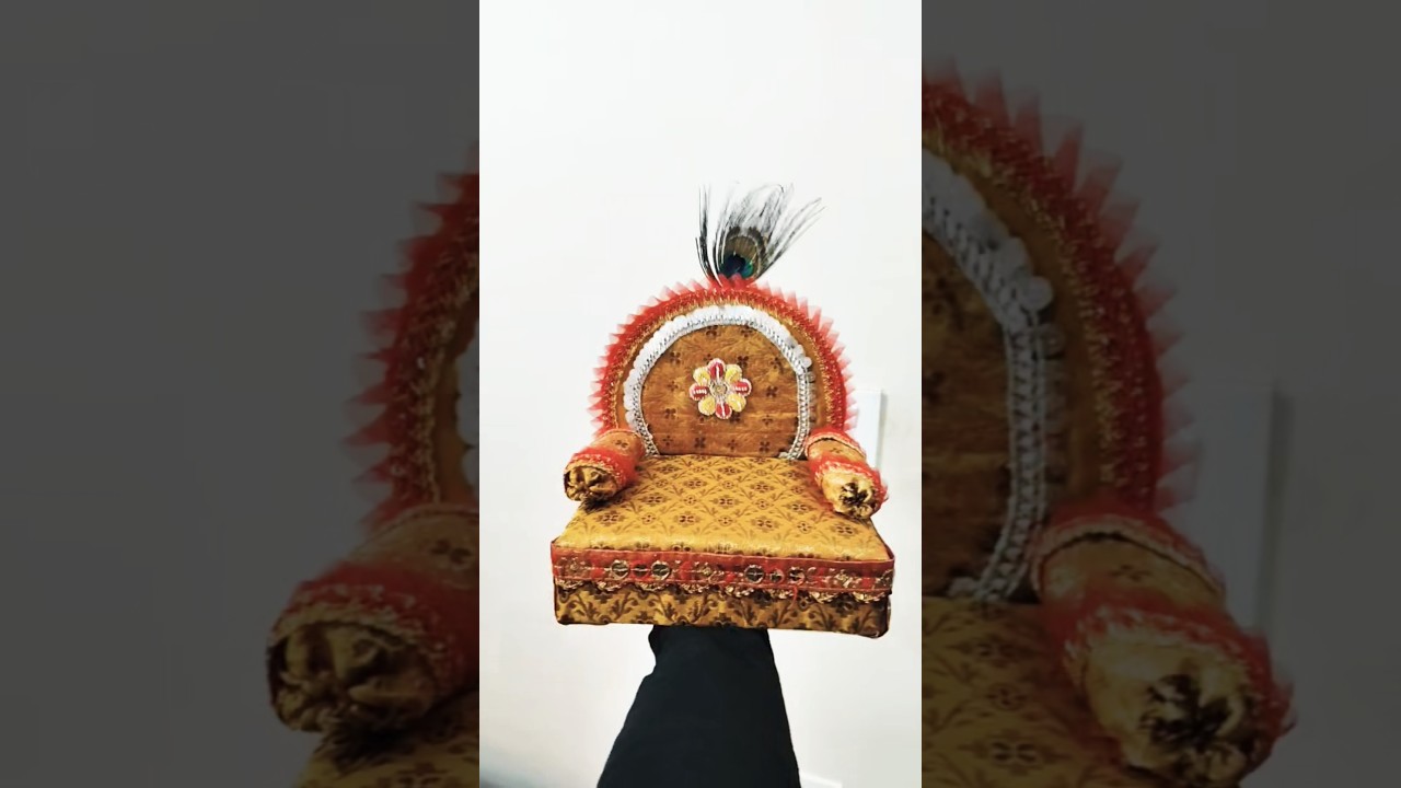 Laddugopal singhasan making at home /Laddugopal ka sofa 