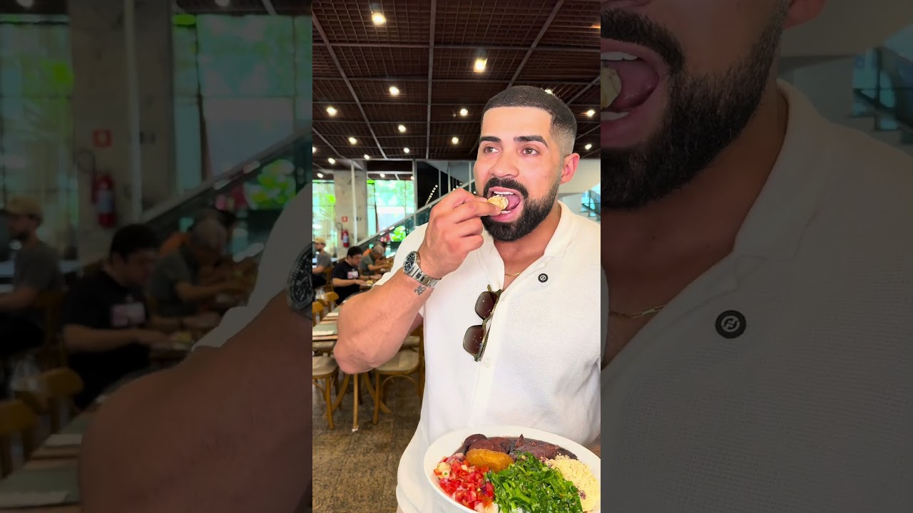 Buffet com feijoada, churrasco americano e sobremesa à vontade 🤩