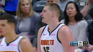 Lowlight Nikola Joki With A Very Rare Miss Under The Rim Vs The Knicks Last Night Missing A Close Ra