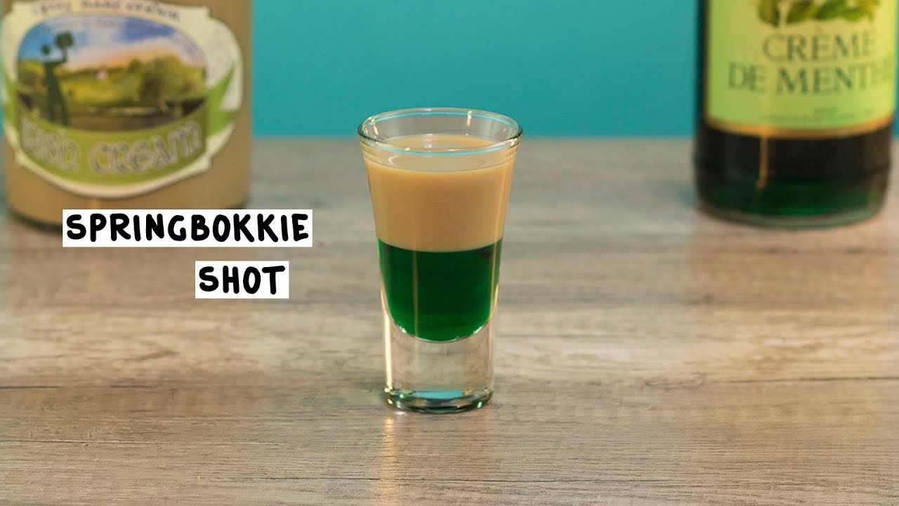 Springbokkie Shot Tipsy Bartender