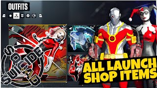 Every Skin And Cosmetic In The Launch Shop Suicide Squad: Kill the Justice League News Update