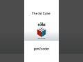 3D Cube Animation Using HTML CSS & JavaScript 🔥 | 3D Website Effect #shorts