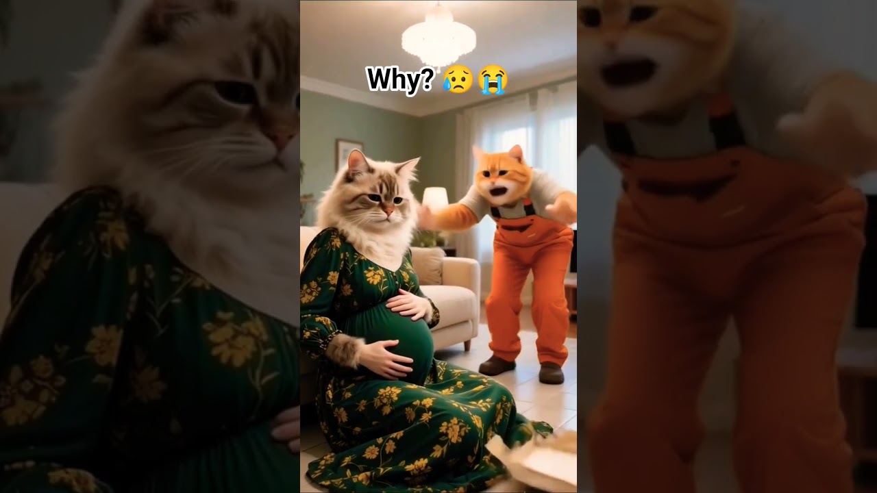 please support me and subscribe to my channel🙏🏼 #catlovers #poorcat #shortstory #kitty #meow #aicat