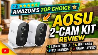 Amazon's Best Wireless Security Camera Kit: aosu Outdoor Wireless Security Cameras 2-Cam Kit Review