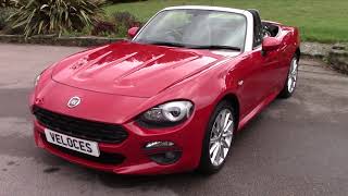 Athlete Statistics FIAT 124 SPIDER IN RED FOR SALE