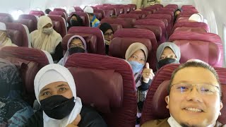 Boarding Time - Menaiki Pesawat Qatar Airways - Tandas Dalam Pesawat