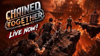🔴 CHAINED TOGETHER LIVE 😂 Funniest Climbing Rage Game with Friends #shorts