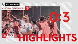 HIGHLIGHTS | VfL Bochum vs. Fortuna Düsseldorf 0:3 | Auswärtssieg also wichtiger Schritt zum Ziel