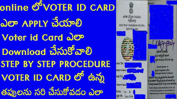 How to apply for Voter Id Card Online || NVSP how to apply new voter id card