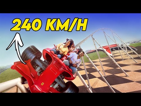 WORLD'S FASTEST COASTER 👀 | FORMULA ROSSA | Ferrari World