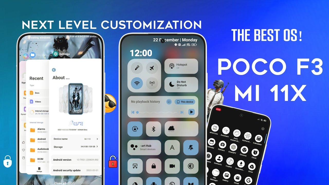 Poco Os The BEST OS for Mi 11x / Poco F3 - Next Level Customization and Best ...