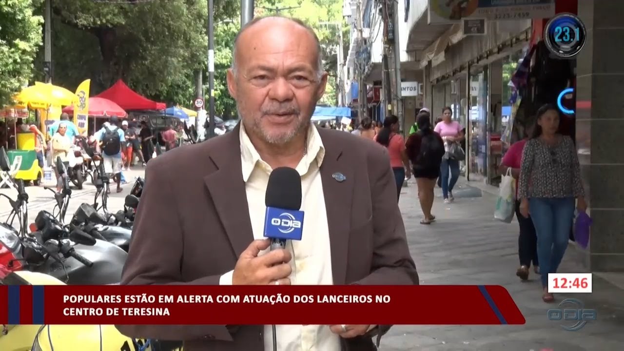 Populares estão em alerta com atuação de lanceiros no Centro de Teresina 13 11 2023