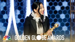 Awkwafina Wins Best Actress in a Musical or Comedy: 2020 Golden Globes