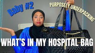 Packing My Hospital Bag For Baby #2 | Labor \& Delivery 2024