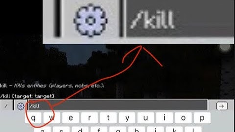 How to use the /kill command in Minecraft (ep6)