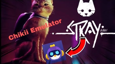 I am playing stray game in chikii emulator🔥🔥 #stray #video