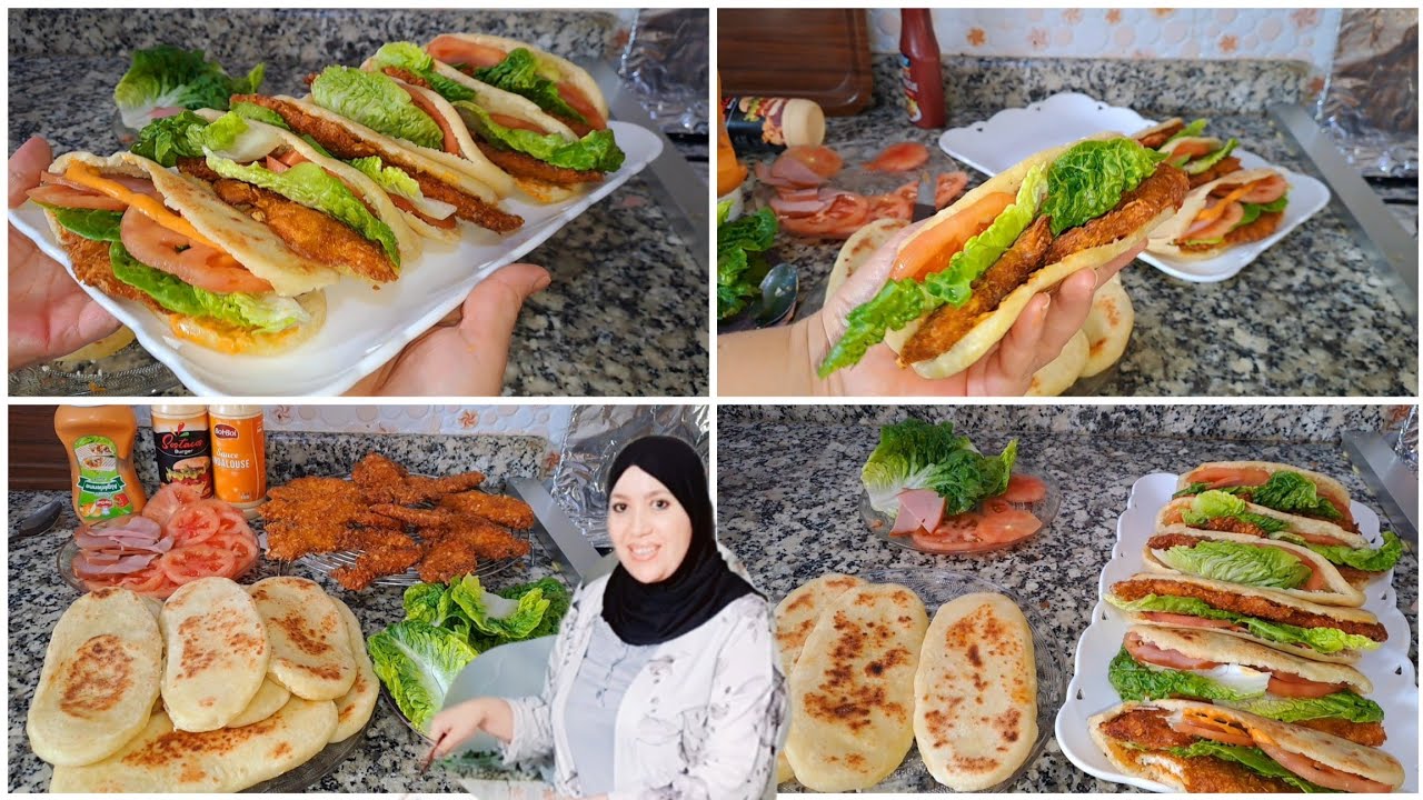 الذ واسرع سندويش بدجاج مقرمش🌮كيجي منفوخ ورطب كلشي يحماق عليه