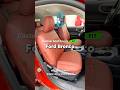 Coverdream custom red seat cover for Ford Bronco installation
