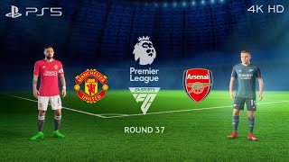 EA SPORT FC24 | PS5 | PREMIER LEAGUE | MANCHESTER UNITED VS ARSENAL | ROUND 37 | MNYK GAMES #10