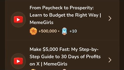 Memefi New YouTube video code I From Paycheck to Prosperity: Learn to Budget the Right Way |