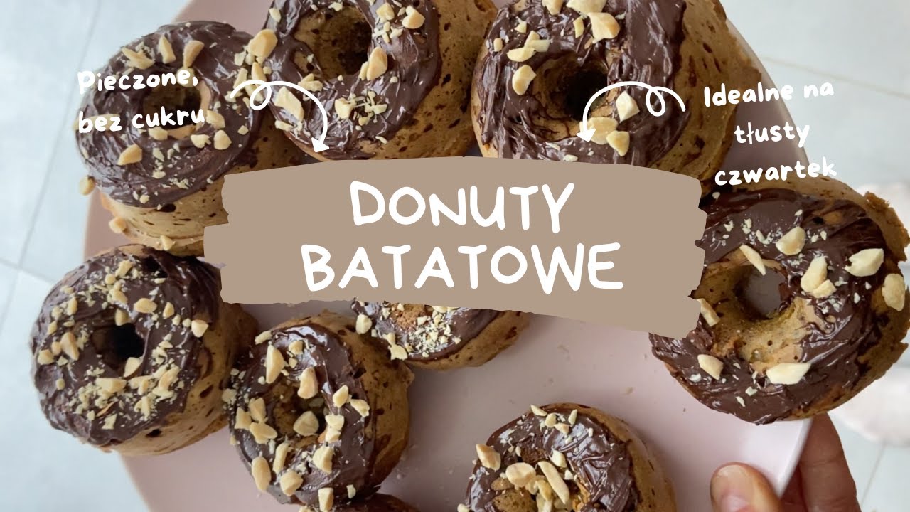 DONUTY Z BATATA! IDEALNE NA TŁUSTY CZWARTEK