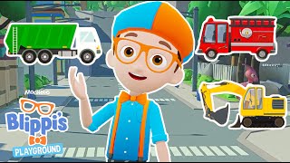 Guess the Vehicles with Blippi | Blippi Roblox Educational Gaming Videos for Kids