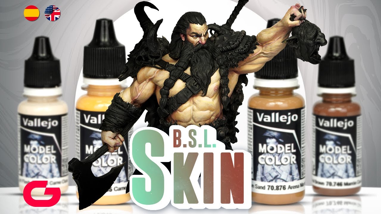 How to paint a SKIN using BSL System / Como pintar una piel usando el Sistema BSL